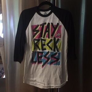 Young and Reckless 3/4 sleeve medium